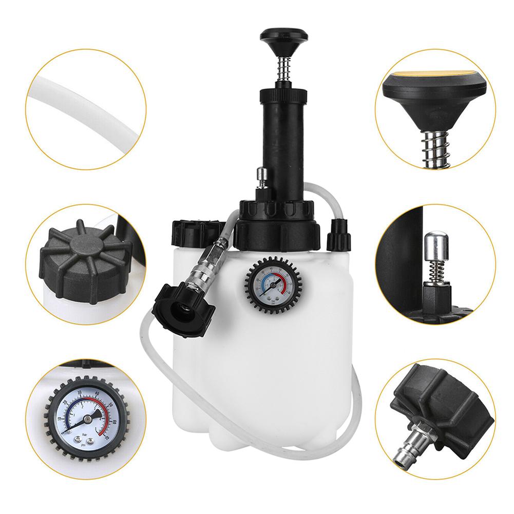 Kritne 3L Brake Clutch Fluid Bleeder Tool Kit Pneumatic Brake Bleeding