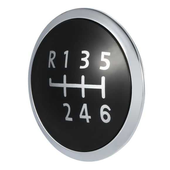 Amdohai 6 Speed Gear Knob Badge Emblem Cap Knob Cover Replacement for VW T5 Transporter 2003-2010