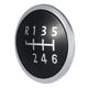 thumbnail image 4 of 6 velocidad engranaje mando insignia emblema tapa perilla reemplazo de la cubierta para VW CACAGOO  Tapa de perilla de engranaje, 4 of 7