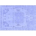 thumbnail image 1 of Ahgly Company Indoor Rectangle Abstract Blue Modern Area Rugs, 7' x 10', 1 of 4