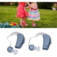 thumbnail image 1 of 2pcs Rechargeable Hearing Aid Sound Amplifier Aids with Noise Reduction Function for Adults Seniors Blue,DUBUNS, 1 of 5