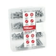 Hyper Tough 182Piece Zinc Plated, Machine Screw and Nut Assortment