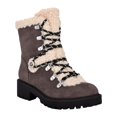 thumbnail image 1 of GBG GUESS Womens Gray 0.5" Platform D-Ring Hardware Fur Trim Padded Sherry Round Toe Block Heel Lace-Up Booties 9 M, 1 of 3