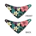 thumbnail image 6 of Kll Green Tropical Leaves Dog Bandanas,Triangle Reversible Pet Scarf For Small Medium Large And Extra Large Dogs-Large, 6 of 8