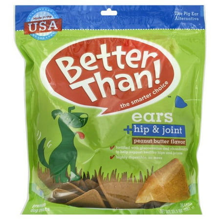 Better Than Ears Peanut Butter Flavor Dog Treats, 31.1oz