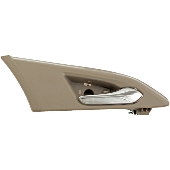 Dorman 82531 Front Passenger Side Interior Door Handle for Specific Cadillac Models, Chrome Lever; Gray Housing