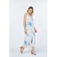 thumbnail image 5 of Robe Maxi à Imprimé Floral Hawaïen Luau pour Femme, Coupe Cœur, S, Sable, Plage, Crème, 5 of 5