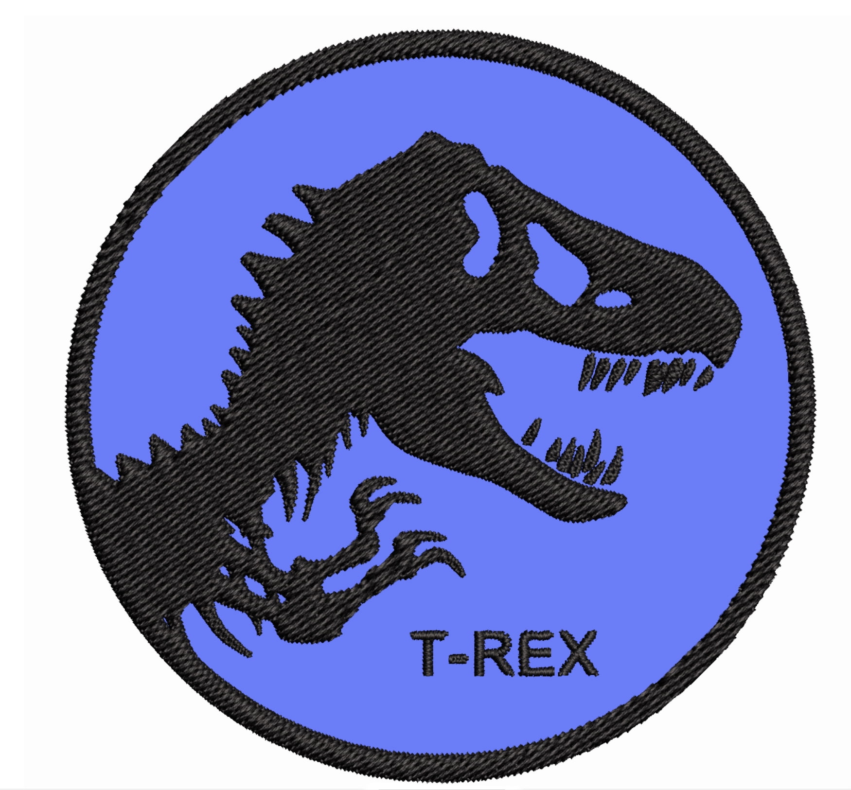 Jurassic Park Movie Logo Embroidered Patch Dinosaur T-rex