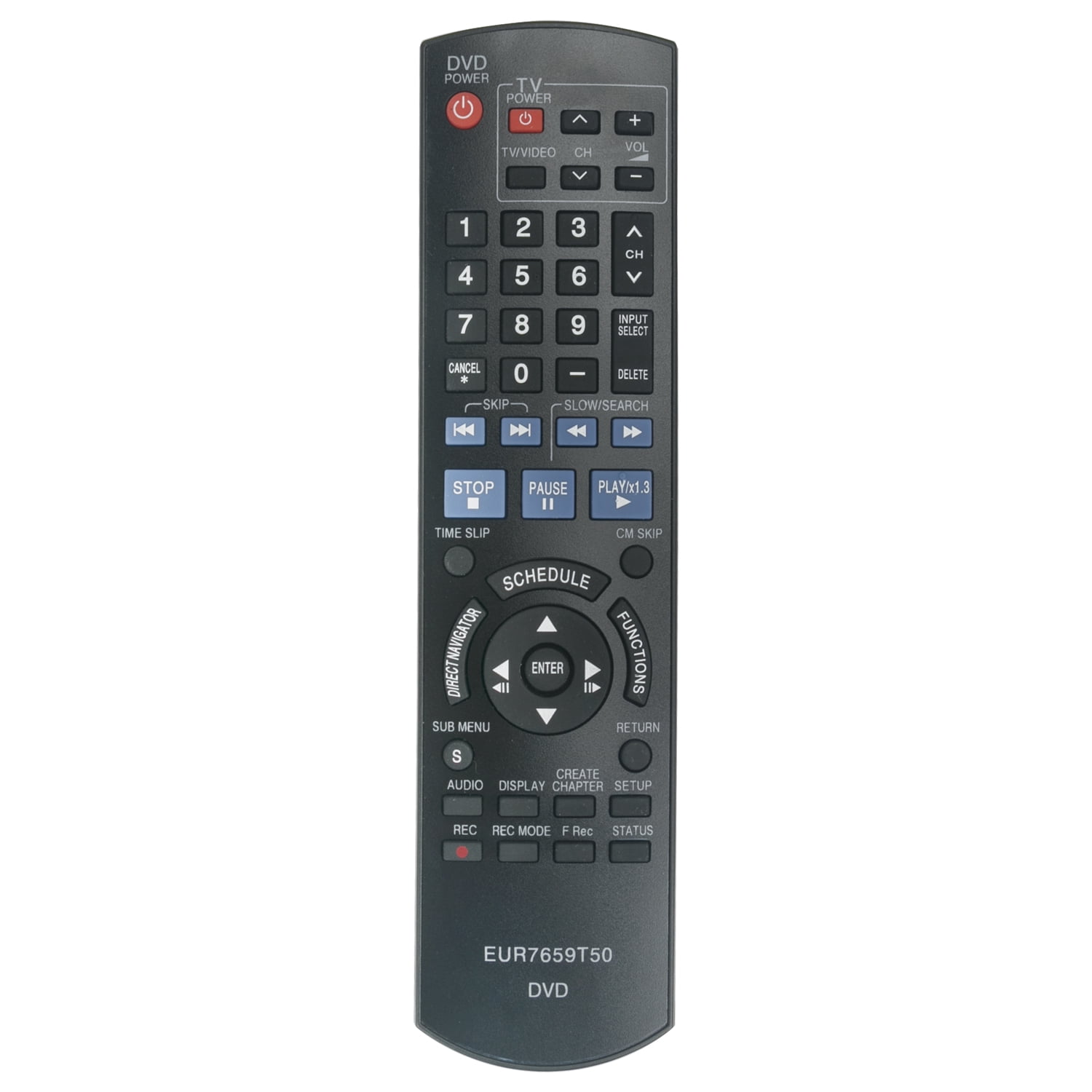 New EUR7659T50 Replaced Remote Control fit for Panasonic DVD  