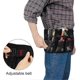thumbnail image 5 of 1pcs Gardening Belt Waist Bag, Tool Bag with Multi Pockets, Professional Adjustable Waterproof Oxford Tool Belt Bag, for Home, Garden, Cleaning (Black, 5 of 5