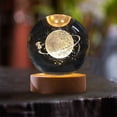 thumbnail image 5 of Calming Stellar Spheres The Saturn And The Solar System Crystal Night Light 2.35 Inch Happy Lamps Changing For Bedroom Living Room Decor, 5 of 5