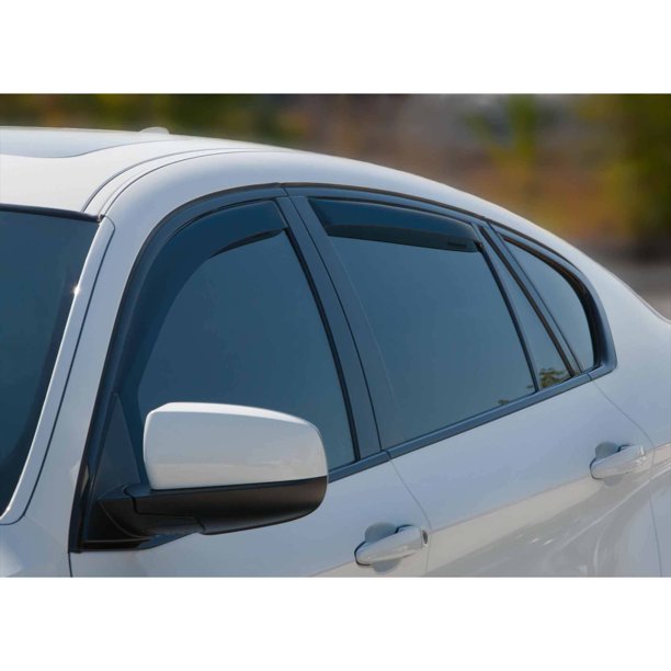WeatherTech 08+ BMW X6 Front and Rear Side Window Deflectors Dark