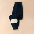 thumbnail image 5 of SERTG Children's Solid Color Pants Soft Elastic Waistband Sports Pants with Pockets Warm Sweatpants Long Pants for Kids 3-13 Years(Navy,11 Years), 5 of 8