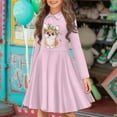 thumbnail image 2 of DISNIMO Corgi Dress for Girls Daisy Dresses for Kids Long Sleeve Collared Dress Kids Casual Midi Dress Girls Size 11/12 Fall Dress with Collar for Girls Button Up Dress Skater Dress Kids Clothing, 2 of 7