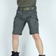 thumbnail image 5 of pstuiky Hombres bajos, Pantalones cortos cargo cómodos con cintura elástica y bolsillos a la moda para hombre, de verano, informales, lisos Pantalones cortos de entrenamiento, 5 of 9