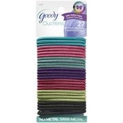 Goody Ouchless Thick Satin Elastics, 27 Pack