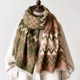thumbnail image 5 of Bufanda gruesa de invierno para mujer, diseño lujoso, bufandas cálidas de cachemira de doble cara, chal largo, pashmina, pañuelo para el cuello, bufanda, 5 of 5