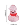 thumbnail image 2 of Adorno de muñeco de nieve que brilla en la oscuridad - Decoración de escritorio de resina con función de iluminación, decoración navideña festiva, 2 of 2