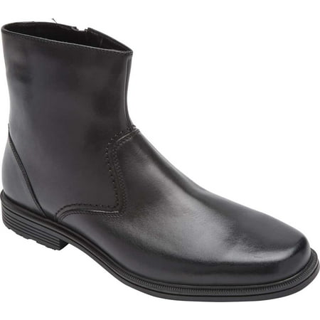 

Men s Rockport Taylor Zip Waterproof Ankle Boot Black Leather 8 M