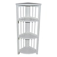 thumbnail image 1 of 4-tier corner folding bookcase  White, 1 of 1