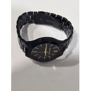 Michael Kors Women's Classic Black-Tone Stainless Steel Bracelet Watch