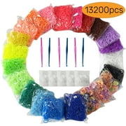 Bracelet Making Kit Loom Rubber Bands Arts Crafts Friendship Bracelet kit forGirls Kids Gift for Birthday Christmas Halloween Easter 22 Colors 13200+Pcs