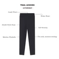 thumbnail image 2 of Little Big Child Girls High Waist Sports Dance Leggings Compression Tights Pants, 2 of 6