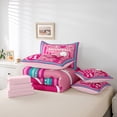 thumbnail image 6 of Homewish Teens Girls Volleyball Gamer Bedding Comforter Set 7-Piece,Girl Sport Game King Bedding Sets,Stars Love Heart Ultra Soft Bed Sheets,Breathable Home Decor,Reversible, 6 of 8