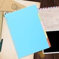 thumbnail image 2 of Shisuyan 2 Sets Subject Dividers Binder Inserts Loose-Leaf Page Markers Classification Paper Dividers Replacement Notepad Divider Notepad Page Dividers Binder Tabs, 2 of 8