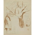 thumbnail image 2 of Edvard Munch 15x18 Gold Ornate Wood Frame and Double Matted Museum Art Print Titled - Untitled 5, 2 of 4