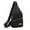 Black, variant on Xfvqtps Women Chest Bag with Earphone Hole Zipper Fashion Travel Outdoor Sports Crossbody Bags Black