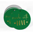 thumbnail image 2 of Inkdotpot Real Gold Foil Made With Love Text Tag Favor Hang Paper Tag 50 Piece, 2 of 6