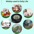 thumbnail image 5 of 3 Pack Hygrometer Thermometer Digital Lcd Monitor Humidity Meter Gauge For Humidifiers Dehumidifiers Babyroom, 5 of 5
