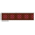thumbnail image 2 of Ambesonne Damask Fabric by the Yard Upholstery, Abstract Victorian Style, 1 Yard, Orange Magenta Black, 2 of 4