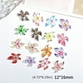 thumbnail image 2 of 20 Pieces Colorful 3D Flower Nails Charms Hibiscus Resin Nails Supplies Stylish Nails Art for Fashionable Nails Designs, 2 of 8