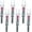 Red, variant on 6PCS-S Lighted Nocks for Arrows with .244/6.2mm Inside Diameter Compound Bow Arrow Nock for Hunting Shooting