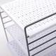 thumbnail image 3 of Wosthever Estante de almacenamiento duradero blanco para organización de larga duración, estante organizador de escritorio, almacenamiento Almacenamiento y organización del hogar, 3 of 6