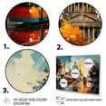 thumbnail image 3 of Designart "Rome City composition" Cityscapes Canvas Print, 3 of 5