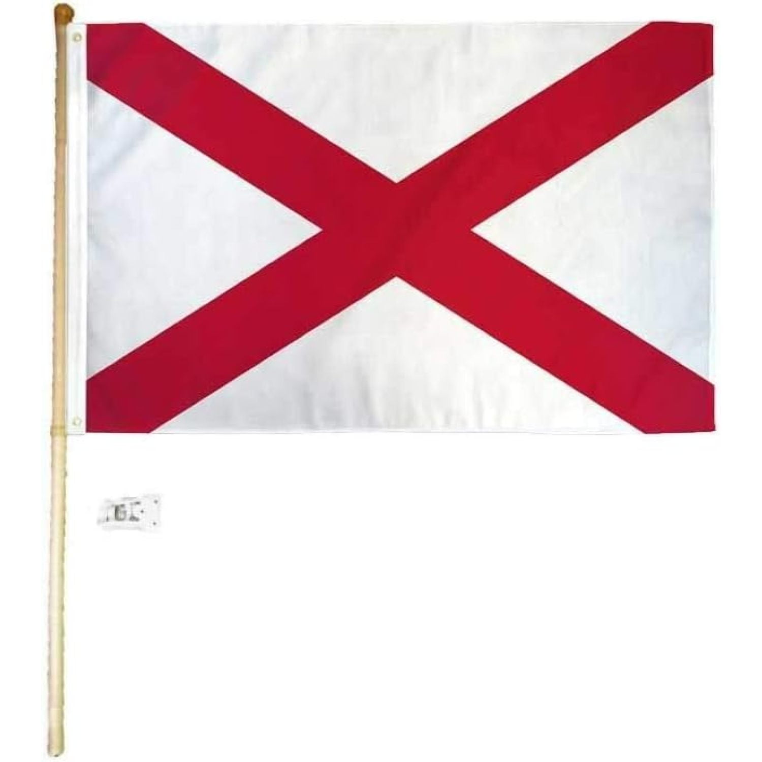 TYAPCS 5 Foot Wooden Flag Pole Kit Wall Mount Bracket with 3x5 State