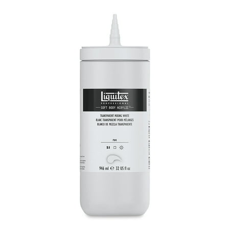 UPC: 0887452999065 | Liquitex Soft Body Artist Acrylics – Transparent Mixing White 946 ml
