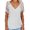 White, variant on Women Casual Short Sleeve Stylish Blouse Tops Loose Fit Everyday Shirt