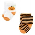 thumbnail image 3 of Hudson Baby Unisex Baby Holiday Newborn Terry Socks, Halloween Christmas, 0-6 Months, 3 of 5
