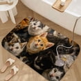 thumbnail image 3 of 1pc Kittens Absorbent Non-Slip Bathroom Thickened Flannel Rug Decor,Soft,Quick Drying,Suitable For Indoor/outdoor Use,Bathrooms,Bedrooms,Kitchens,Terrace,Laundry Rooms,16"x24", 3 of 9