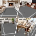 thumbnail image 5 of Pure Dark Grey Area Rug 5x8 FT, Non Slip Bedroom Throw Carpet, Simple Solid Color Washable Soft Floor Carpet Non-Shedding Rug for Living Room Nursery Dorm Office, 5 of 9
