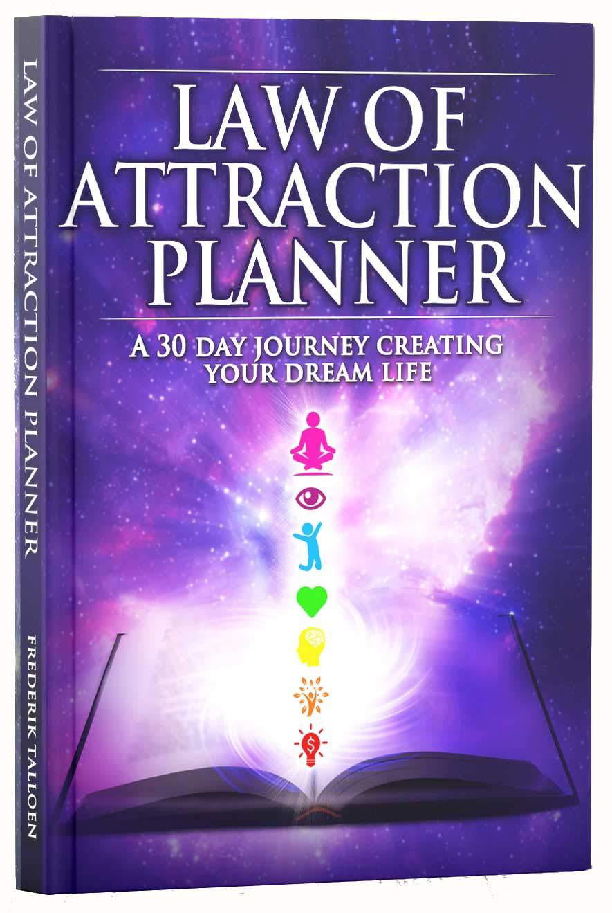 Stickers Law of Attraction Planner 2022 Monthly Planner A5 Deluxe Weekly Gratitude Journal a 12 Month Journey to Increase Productivity & Happiness Life Organizer Gift Box 