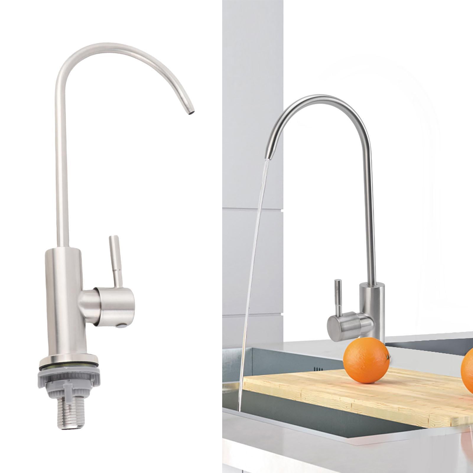 BIMZUC 304 Stainless Steel 360° Rotating Water Purifier Faucet – Thickened Design, Soft Water Bubbler for Kitchen & Living Room