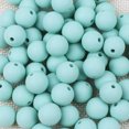 thumbnail image 3 of TYRY.HU Cuentas de silicona 10 piezas de silicona de grado alimenticio de 12/15 mm Cuentas de dentición de silicona para lactancia en collares de mordedores para bebés DIY, 3 of 5