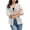White, variant on Ladies Summer Tops Women's Casual Solid Color Cardigan Lacy Sheer Beach Cover Up Shirt For Sun