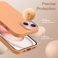thumbnail image 5 of JETech Silicone Case for iPhone 15 Plus 6.7-Inch, Silky-Soft Touch Full-Body Protective Phone Case, Shockproof Cover (Orange Sorbet), 5 of 6