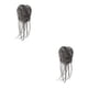 thumbnail image 2 of Vogacara Moño de cola de caballo de fibra peinado multiusos esencial para mujeres extensión de cola de caballo cabello rizado señoras 4/60 4/60 2Conjunto, 2 of 6